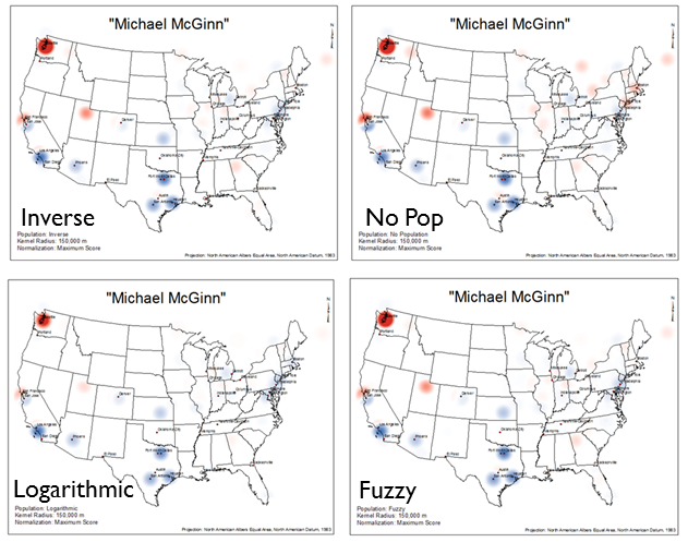 Population Calculation Maps